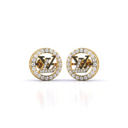 Louis Vuitton Diamond Earrings