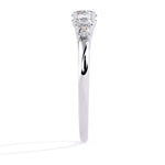 Elegant 3-Stone Lab Diamond Ring