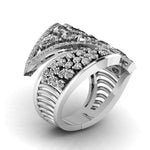 Cascade Cocktail Diamond Ring