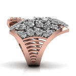 Cascade Cocktail Diamond Ring