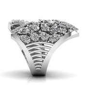 Cascade Cocktail Diamond Ring