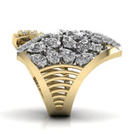 Cascade Cocktail Diamond Ring