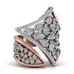 Cascade Cocktail Diamond Ring