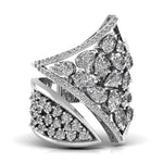 Cascade Cocktail Diamond Ring