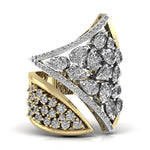 Cascade Cocktail Diamond Ring