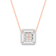 Luxe Square Diamond Pendant