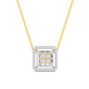 Luxe Square Diamond Pendant