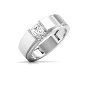 Men’s Sleek Diamond Wedding Band