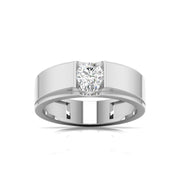 Men’s Sleek Diamond Wedding Band