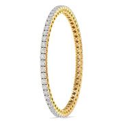 40 Pointer Round Diamond Line Bangle