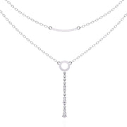 Luxury Diamond Lariat Pendant
