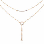 Luxury Diamond Lariat Pendant