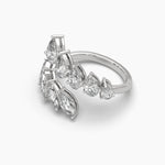Open Curve Diamond Ring