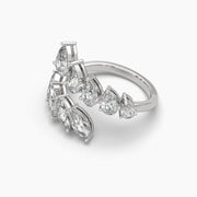 Open Curve Diamond Ring