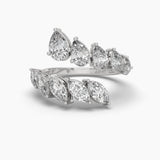 Open Curve Diamond Ring