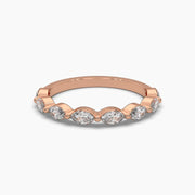 Versatile Half Eternity Diamond Band