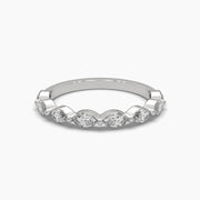 Versatile Half Eternity Diamond Band