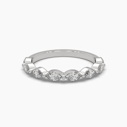 Versatile Half Eternity Diamond Band