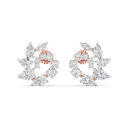 Marquise & Pear Cut Cluster Diamonds Earrings