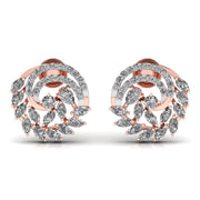 Marquise Diamond Whirl Earrings