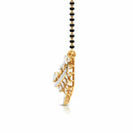 Marquise & Round Diamond Foliage  Mangalsutra