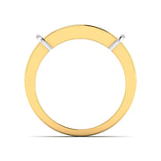 Men's Three-Stone Diamond Band