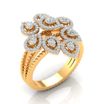 Mesmerizing Petal Diamond Ring