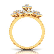 Mesmerizing Petal Diamond Ring