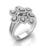 Mesmerizing Petal Diamond Ring