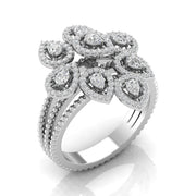 Mesmerizing Petal Diamond Ring