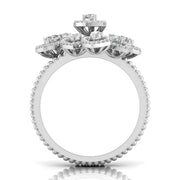 Mesmerizing Petal Diamond Ring