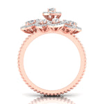 Mesmerizing Petal Diamond Ring