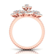 Mesmerizing Petal Diamond Ring