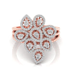 Mesmerizing Petal Diamond Ring