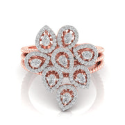 Mesmerizing Petal Diamond Ring
