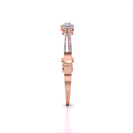 Bezel Set Baguette Diamond Bangle