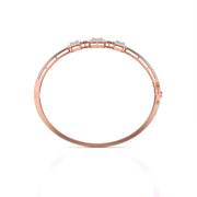 Bezel Set Baguette Diamond Bangle