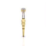 Bezel Set Baguette Diamond Bangle