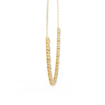 Minimalist  Circle Chain Necklace