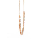 Minimalist  Circle Chain Necklace