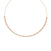 Minimalist  Circle Chain Necklace