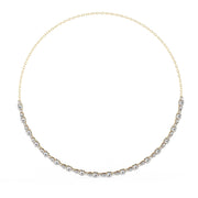 Minimalist  Circle Chain Necklace