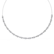 Minimalist  Circle Chain Necklace