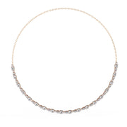 Minimalist  Circle Chain Necklace