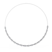 Minimalist  Circle Chain Necklace