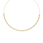 Minimalist  Circle Chain Necklace