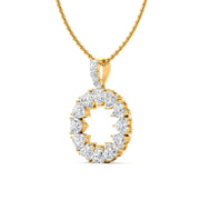 Minimalist Diamond Pendant Necklace