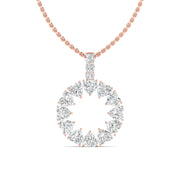 Minimalist Diamond Pendant Necklace