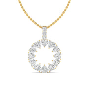 Minimalist Diamond Pendant Necklace