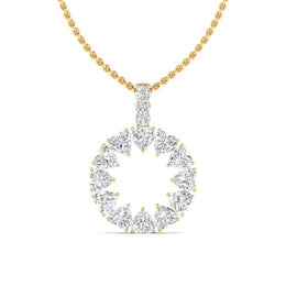 Minimalist Diamond Pendant Necklace